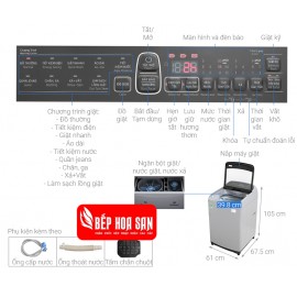 Máy Giặt Samsung WA10T5260BY/SV - 10Kg