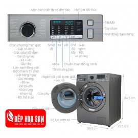 Máy Giặt Samsung WD95K5410OX/SV - 9.5Kg