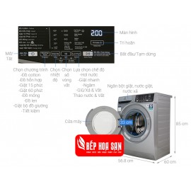 Máy Giặt Electrolux EWF8025CQSA - 8Kg