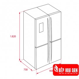 Tủ Lạnh Teka NFE4 900 X -  610L Thổ Nhĩ Kỳ