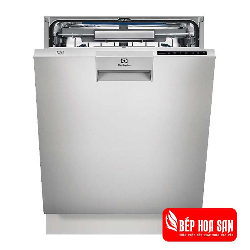 Hình ảnh máy rửa chén Electrolux ESF8730ROX dạng thùng làm bằng chất liệu thép không gỉ